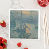 Monet Sunrise Marine Impressionisme Schilderen Servet (Insitu)
