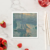 Monet Sunrise Marine Impressionisme Schilderen Servet (Insitu)