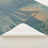 Monet Sunrise Marine Impressionisme Schilderen Sherpa Deken (3/4)