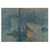 Monet Sunrise Marine Impressionisme Schilderen Snijplank (Voorkant)