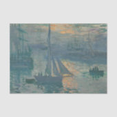 Monet Sunrise Marine Impressionisme Schilderen Tissuepapier (Voorkant)