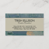 Monet Sunrise Marine Impressionisme Schilderen Visitekaartje (Achterkant)