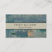 Monet Sunrise Marine Impressionisme Schilderen Visitekaartje (Voorkant)