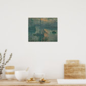 Monet - Sunrise (marinejaar) Poster (Keuken)