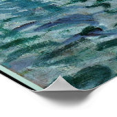 Monet - Sunrise (marinier), fijne kunst, Poster (Hoek)