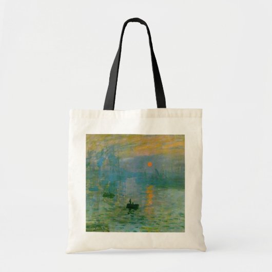 Monet Sunrise-taszak Tote Bag (Voorkant)