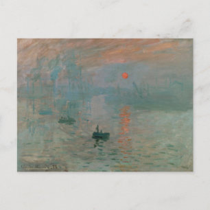 Monet Sunset Briefkaart
