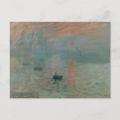 Monet Sunset Briefkaart (Voorkant)