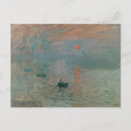 Monet Sunset Briefkaart