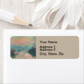 Monet Sunset fijn kunstschilderwerk Etiket (Insitu)