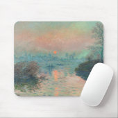 Monet Sunset fijn kunstschilderwerk Muismat (Met muis)