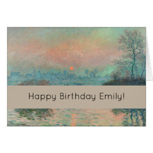 Monet Sunset Seine Fine Art Impressionisme