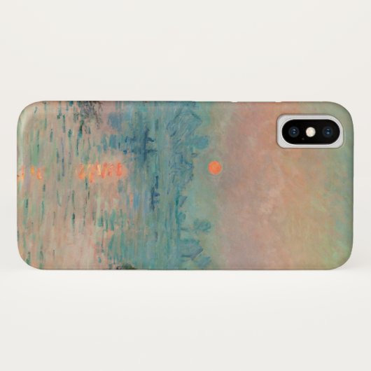 Monet Sunset Seine Fine Art Impressionisme Case-Mate iPhone Case (Achterkant (horizontaal))