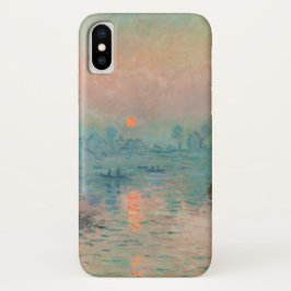 Monet Sunset Seine Fine Art Impressionisme Case-Mate iPhone Case