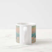 Monet Sunset Seine Fine Art Impressionisme Espresso Kop (Achterkant)