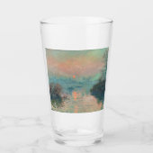 Monet Sunset Seine Fine Art Impressionisme Glas (Voorkant)