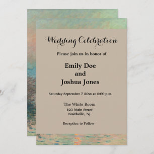 Monet Sunset Seine Fine Art Impressionisme Kaart