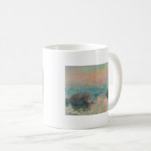 Monet Sunset Seine Fine Art Impressionisme Koffiemok (Voorkant rechts)