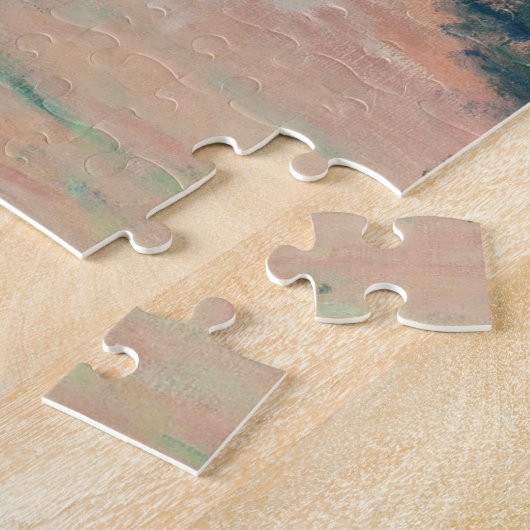 Monet Sunset Seine Fine Art Impressionisme Legpuzzel (Zijkant)