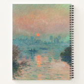 Monet Sunset Seine Fine Art Impressionisme Notitieboek (Achterkant)