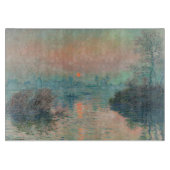 Monet Sunset Seine Fine Art Impressionisme Snijplank (Voorkant)