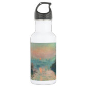 Monet Sunset Seine Fine Art Impressionisme Waterfles (Voorkant)