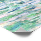 Monet - Sunset te Pourville, fijne kunst Poster (Hoek)