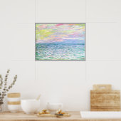 Monet - Sunset te Pourville Poster (Keuken)
