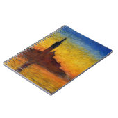 Monet Sunset Venetië Kleurrijke Impressionisme kun Notitieboek (Linkerzijde)