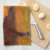 Monet Sunset Venetië Kleurrijke Impressionisme kun Theedoek (Quarter Fold)