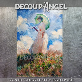 Monet - Suzanne Hoschedé Decoupage Tissuepapier