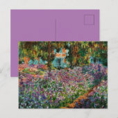 Monet The Artist's Garden in Giverny Briefkaart (Voorkant / Achterkant)
