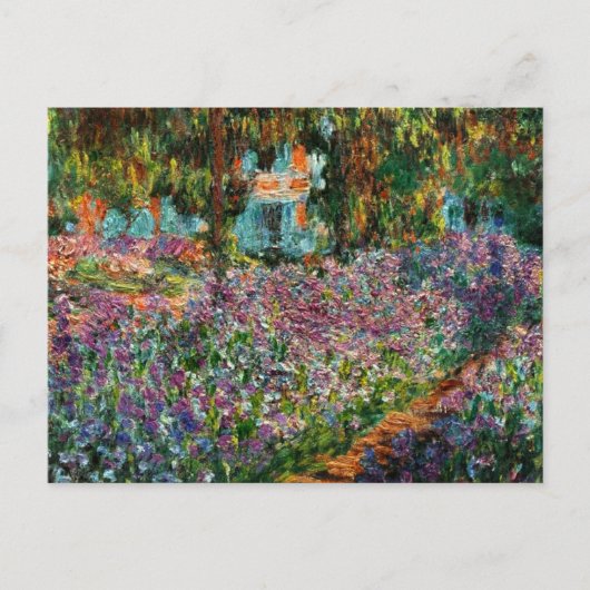 Monet The Artist's Garden in Giverny Briefkaart (Voorkant)