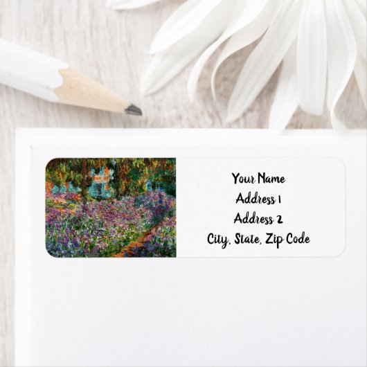 Monet The Artist's Garden in Giverny Etiket (Insitu)