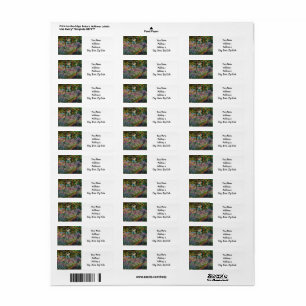 Monet The Artist's Garden in Giverny  Etiket