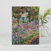 Monet The Artist's Garden in Giverny Invitation (Staand voorkant)