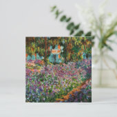 Monet The Artist's Garden in Giverny Kaart (Staand voorkant)