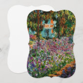 Monet The Artist's Garden in Giverny Kaart (Voorkant / Achterkant)