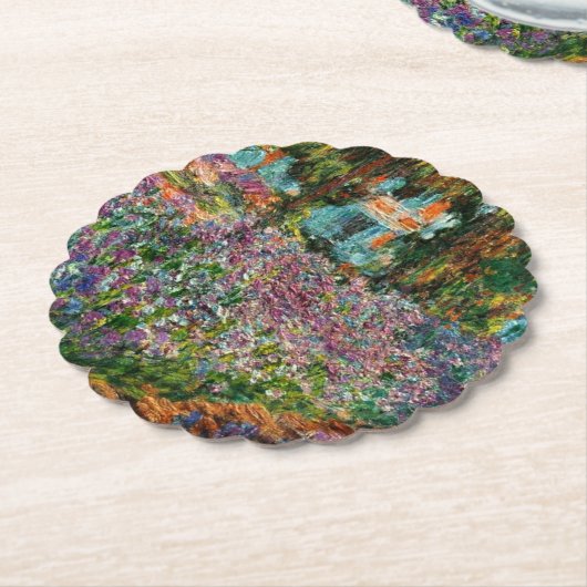 Monet The Artist's Garden in Giverny Kartonnen Onderzetters (Gekanteld)