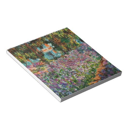 Monet The Artist's Garden in Giverny Notitieblok (Schuin)