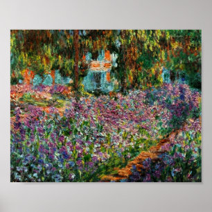 Monet The Artist's Garden in Giverny Poster
