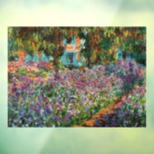 Monet The Artist's Garden in Giverny Raamsticker (Vel 3)