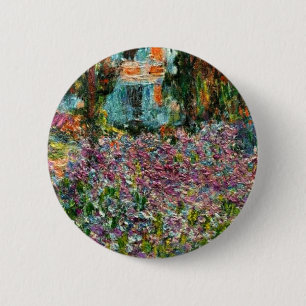 Monet The Artist's Garden in Giverny Ronde Button 5,7 Cm