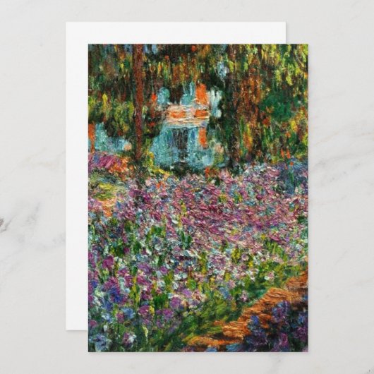 Monet The Artist's Garden in Giverny Save The Date (Voorkant / Achterkant)