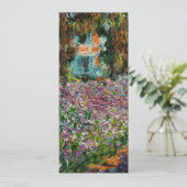 Monet The Artists Garden in Giverny Wenskaart (Staand voorkant)