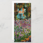Monet The Artists Garden in Giverny Wenskaart (Voorkant / Achterkant)