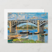 Monet - The Bridge over the Seine, Briefkaart (Voorkant / Achterkant)