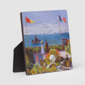 Monet The Garden in Sainte Addresse Fotoplaat (Voorkant)