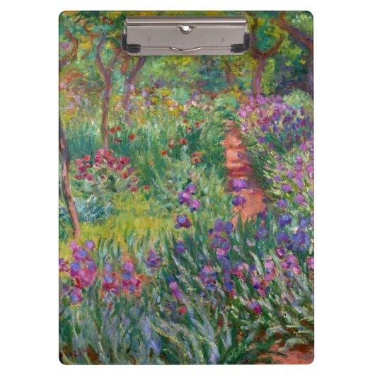 Monet "The Iris Garden at Giverny" Klembord (Voorkant)
