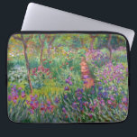 Monet "The Iris Garden at Giverny" Laptop Sleeve<br><div class="desc">Monet was de oprichter van het Franse schilderij Impressionist, waarvan de "Iris Garden at Giverny" (geschilderd tussen 1899 en 1900) een prachtig voorbeeld is. Het is een viering van kleur, licht en beweging. Toen Monet de wijk Giverny kocht, maakte hij de bloementuin die al op zijn grond was geplant, nieuw...</div>